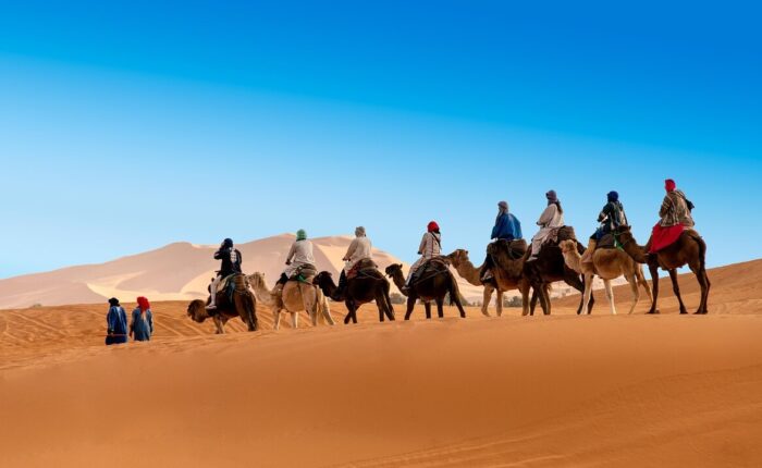 Sahara caravan Morocco