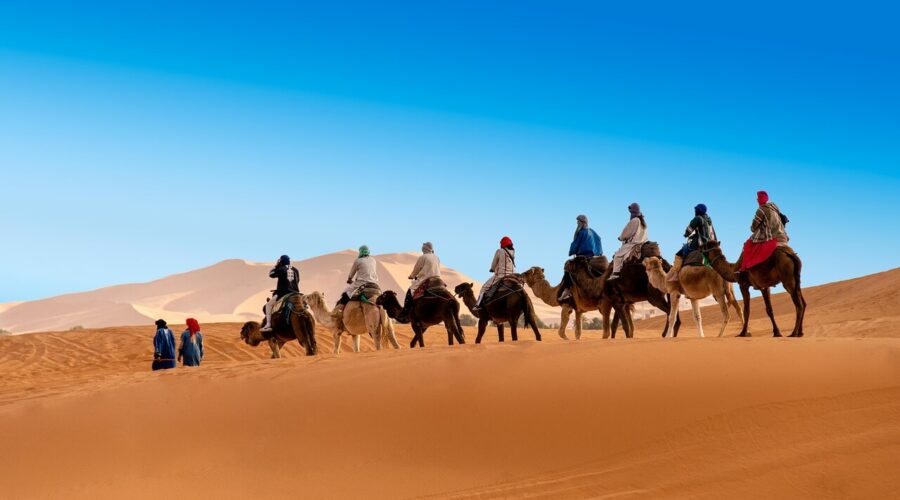 Sahara caravan Morocco